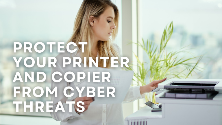 lady looking at the copier