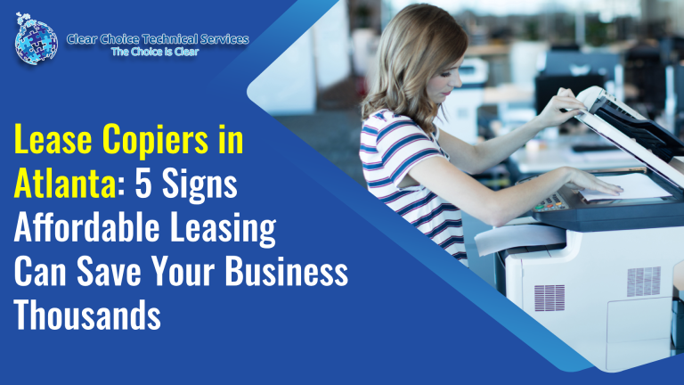 Lease Copiers in Atlanta | Save Money with Energy-Efficient Leasing