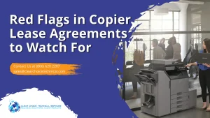Red Flags in Copier Lease Agreements to Avoid Costs